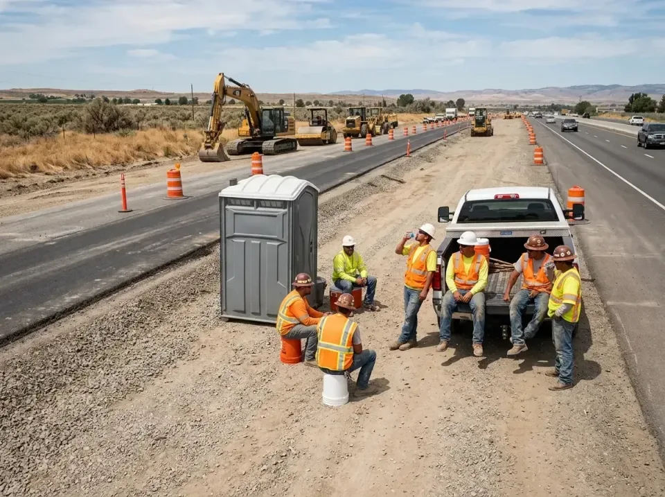 highway-road-construction-crew-007 — frequently asked questions, Porta Potty and Restroom Rentals in Kendall, FL